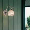 thumbnail image 4 of Modern Wall Lamp Light Crystal Sconce E27 Socket Decorative Lamp Fixture Crystal Indoor Sconce for Bedroom Hallway Home Corridor Decor, 4 of 9