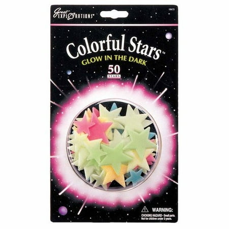 GlowInTheDark Star PacksColorful Stars 50/Pkg