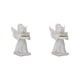 thumbnail image 4 of Wosthever Estatua de ángulo de portavelas de ángel de resina para decoración de duelo de Navidad izquierda Izquierda 2piezas, 4 of 6