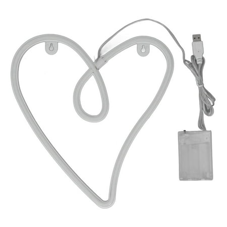 

Heart Neon Light PVC Retro 50000H LED Neon Lamp For Valentine s Day Pink Light
