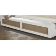 thumbnail image 5 of Desert Fields Melanie Wood and Cane Twin Daybed with Trundle, White, 5 of 5