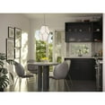 thumbnail image 2 of Progress Lighting Latham 1-Light Pendant, Brushed Nickel, White Art Glass, 2 of 13