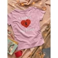 thumbnail image 3 of Valentine's Locked Heart T-Shirt Women -Smartprints Designs, Female Small, 3 of 4
