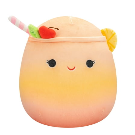 Squishmallows Official Plush 7.5 inch Susan the Orange Tropical Drink - Childs Ultra Soft Stuffed Animal Toy