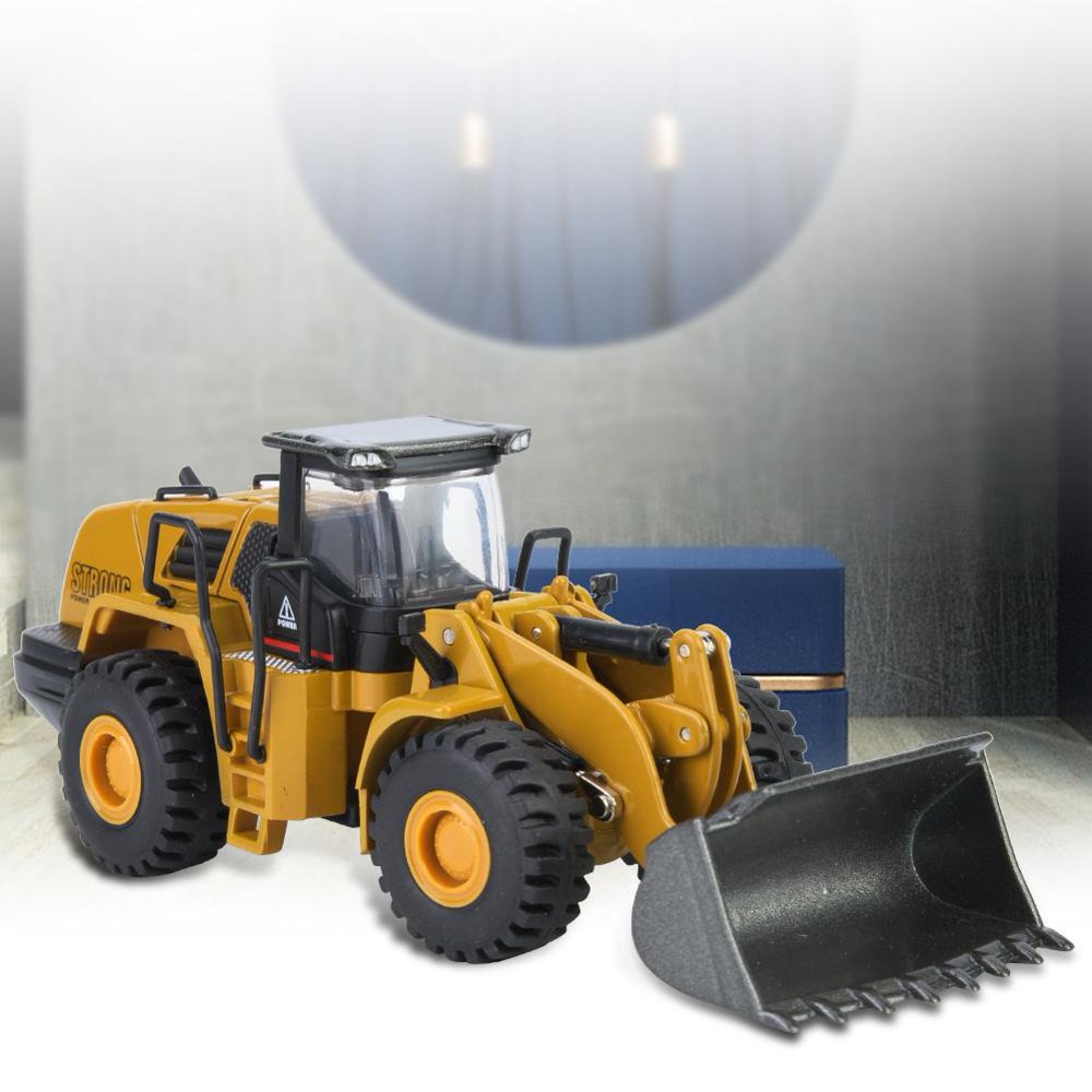 OTVIAP Wheel Loader Model Toy, 160 Alloy Wheel Loader Model