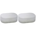 thumbnail image 3 of Raindrops 2pcs Outdoor Soap Box Wear-resistant Sealed Soap Box With Sponge Liner Portable Soap Box, 3 of 8