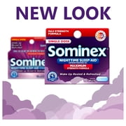 Sominex Nighttime Sleep-Aid Caplets, Maximum Strength, 16 ea