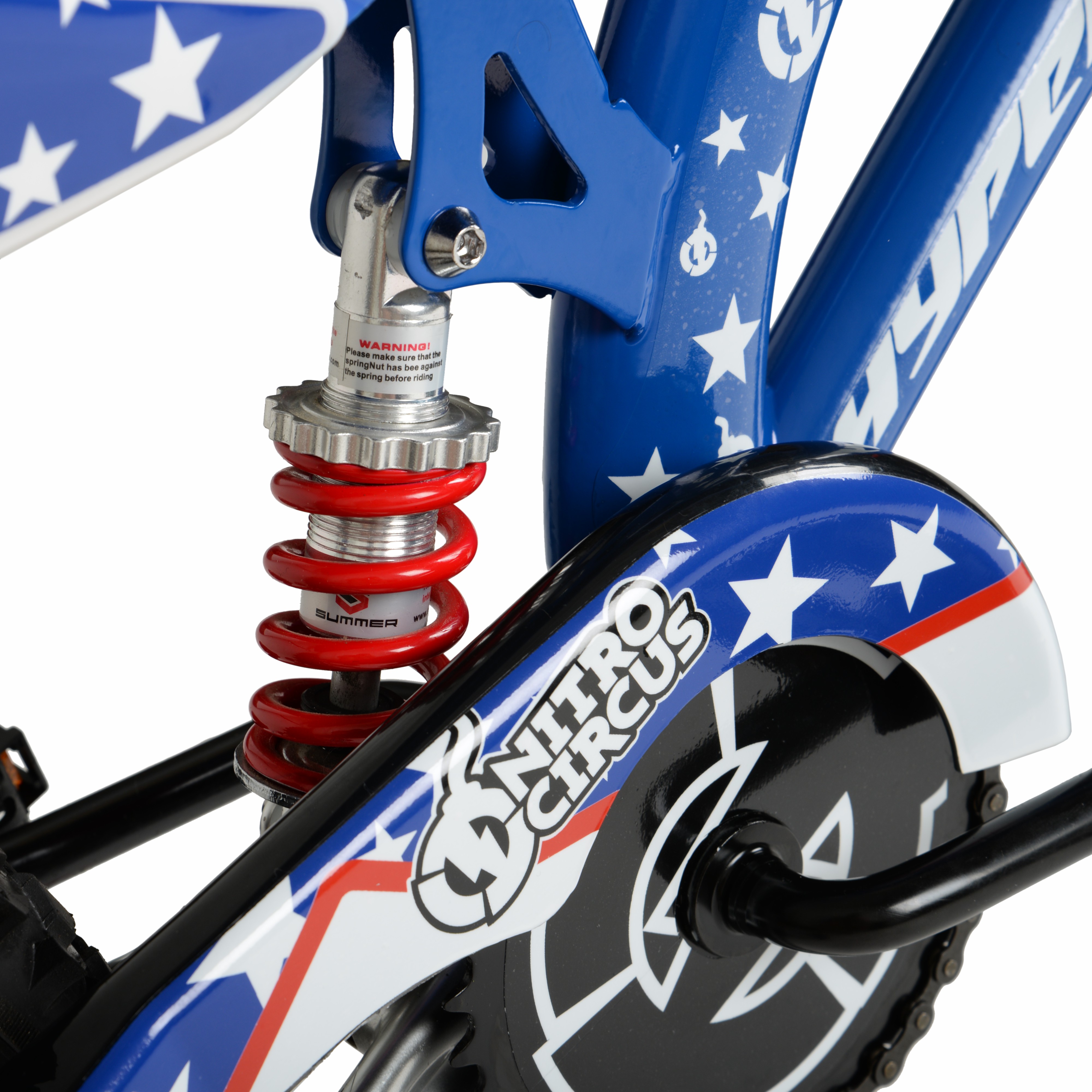 Hyper Nitro Circus 16" Moto Kids' Bike, Blue photo 6