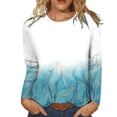 thumbnail image 4 of Blusa con cuello redondo y manga larga suelta a la moda para mujer Fridja bvmnju2213, 4 of 5