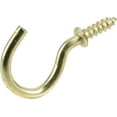 thumbnail image 2 of Hillman 536198 Cup Hooks, Screw Hooks, Brass Finish (7/8") 40 Pack, 2 of 5