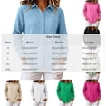thumbnail image 3 of BUIGTTKLOP Button down Shirts for Women Cotton Long Sleeve Top Casual Loose Fitted Collared Blouses, 3 of 8