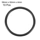 thumbnail image 2 of 10Pcs 58mm x 50mm x 4mm Juntas de goma mecánicas O Ring sellos de aceite gomas negras, 2 of 5