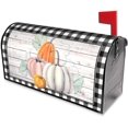 thumbnail image 2 of Autumn Fall Mailbox Cover Magnetic Standard Size 18" X 21", Thanksgiving Harvest Pumpkin Mailbox Wraps Post Letter Box Cover Garden Yard Outdoor Decorations, 2 of 6