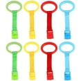 thumbnail image 1 of 8 piezas de aro colgante para cuna de aprendizaje para bebés, aro de tracción manual para cuna de niños pequeños, 1 of 8
