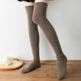 thumbnail image 3 of 2PCS 2 Pairs Of Wool Stockings Over The Knee Thickened Women's Winter Woolen Warm Women Autumn And Coil High, 3 of 6