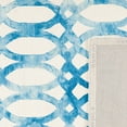 thumbnail image 4 of Safavieh Dip Dye Rosanne Distressed Runner Rug, Ivory/Blue, 2'3" x 10', 4 of 8