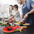 thumbnail image 3 of Silicone Spoon Rest for Kitchen Counter, Almond-Shaped Cooking Spoon Holder for Stove Top, Heat Resistant Utensil Rest, 3 of 5