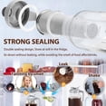 thumbnail image 3 of Cold Brew Coffee Filter with Pour Spout Lid for 32 OZ Wide Mouth Mason Jar, 304 Stainless Steel Strainer with Seal Ring for Iced Drinks, Sun Tea Infuser and Cold Brew Coffee Maker, 3 of 6