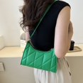 thumbnail image 4 of Soft Handle Shoulder Bag Women's Shoulder Bag Smooth Faux Leather Large Capacity Zipper Closure Solid Color Firm Stitching Portable Cosmetic Earphone, 4 of 8