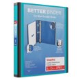 thumbnail image 1 of Better 1-Inch D 3-Ring View Binder Teal (13466-CC) 651740, 1 of 2