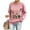 Pink, variant on Yungyresw 9 11 Never Forget Graphic Crewneck Sweatshirt Women Casual Loose Long Sleeve Vintage Letter Print Pullover Fall Streetwear Top