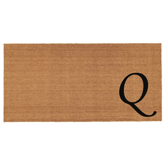 Urban Chic Monogram Doormat, 30" x 48" (Letter Q)
