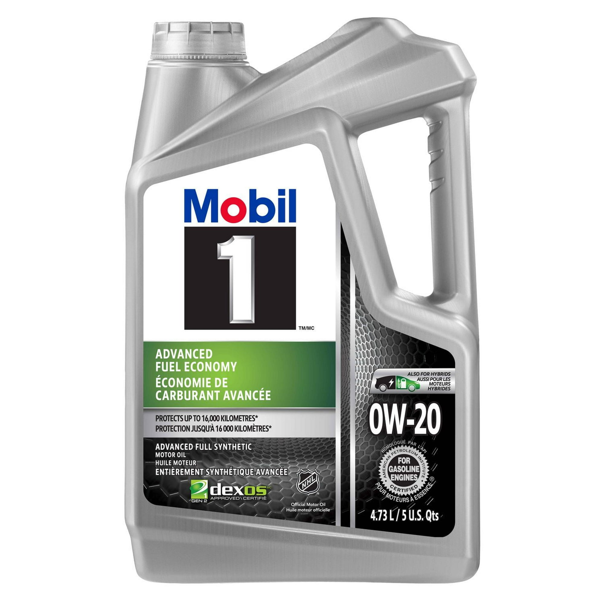 Mobil 1™ Advanced Fuel Economy Full Synthetic Motor Oil 0W