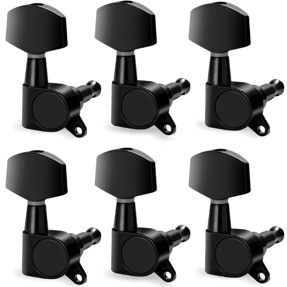 6Pcs Locking Guitar String Tunings Pegs Zinc Alloy Machine Head Tuners Tunings Key for Electric Acoustics Guitar