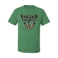 thumbnail image 2 of My Savior is Tougher than Nails Bible Verse | Male Inspirational/Christian Graphic T-Shirt, Kelly, Medium, 2 of 3