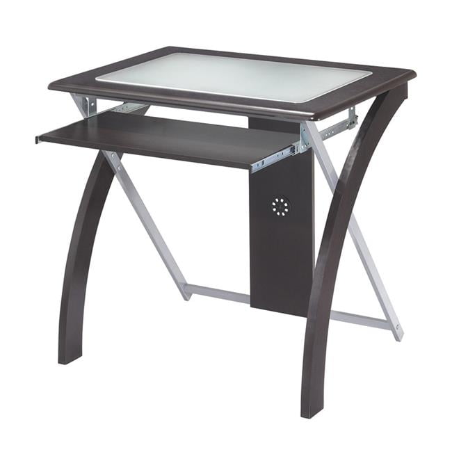 Avenue 6 Office Star Xt59es Computer Desk With Frosted Glass Xt59es Computer Desk With Frosted Glass