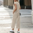 thumbnail image 5 of Two Piece Lounge Sets for Women Spring Vacation Beach Travel Airport Outfits Casual Cruise Fashion 2026 Beige S, 5 of 7