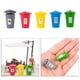thumbnail image 4 of 5 piezas de contenedores de basura pequeños para niños, para vehículos, para reciclar, juguetes de calle 1: 150, 4 of 9