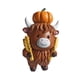 thumbnail image 4 of Figura de vaca adorable, estatua de vaca, recuerdos de fiesta, escultura coleccionable de ganado para Navidad 75 x 55 x 10 cm, 4 of 9