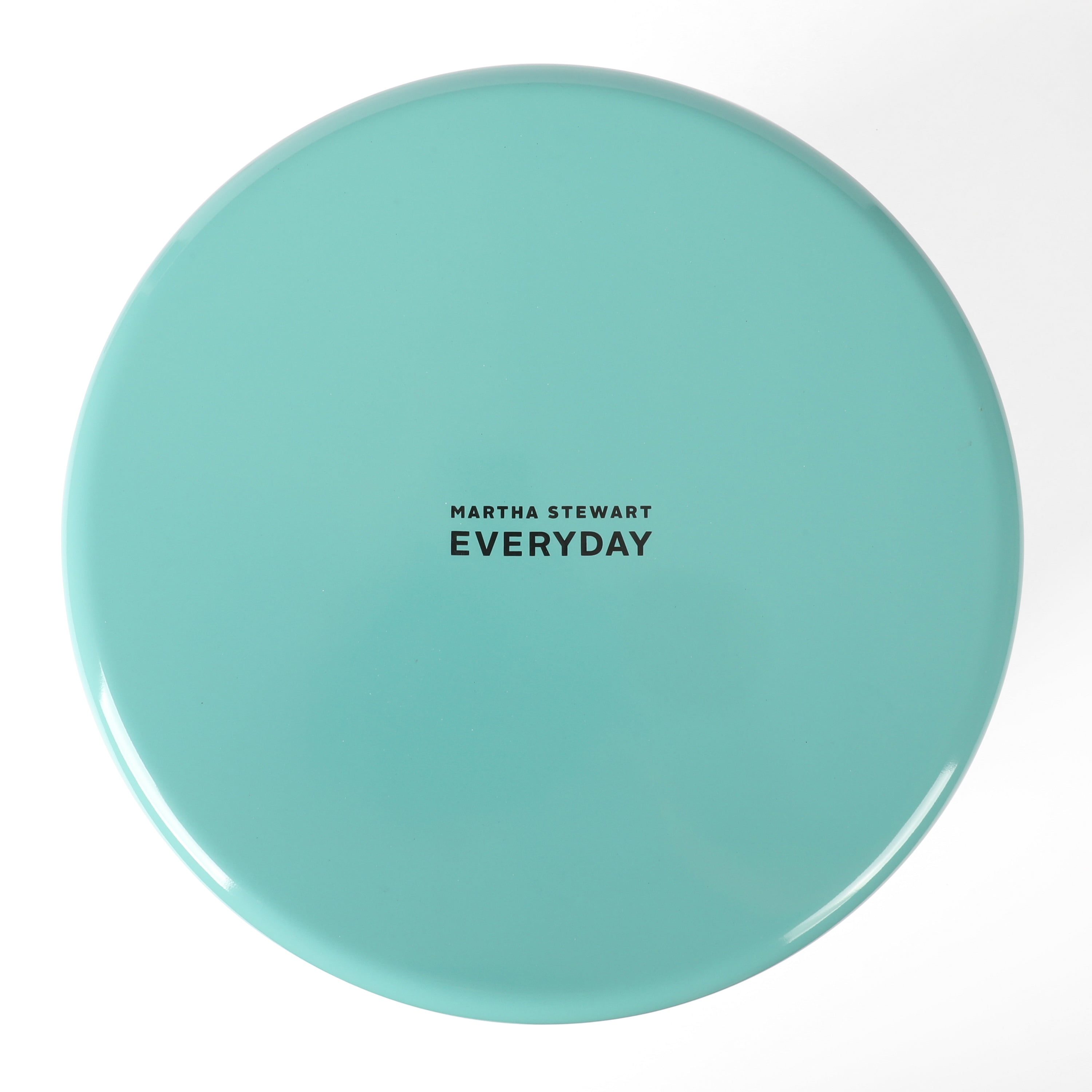 Martha Stewart Everyday Haverhill 12-Quart Teal Enamel on Steel Stock Pot with Lid