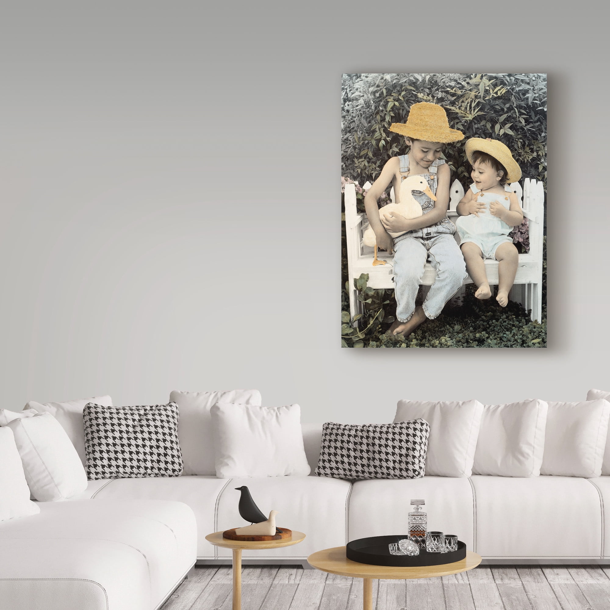 Trademark Fine Art 'Quackers' Canvas Art by Sharon Forbes