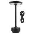 thumbnail image 2 of Lámpara De Mesa LED Recargable, 3 Temperaturas De Color Lámparas De Mesa Inalámbricas Diseño Minimalista De Hierro Para Restaurante, 2 of 7