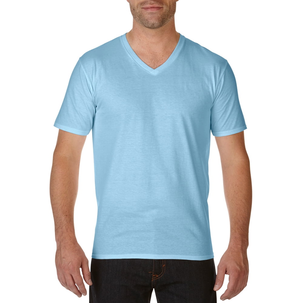 Gildan Mens Premium Cotton V Neck Short 