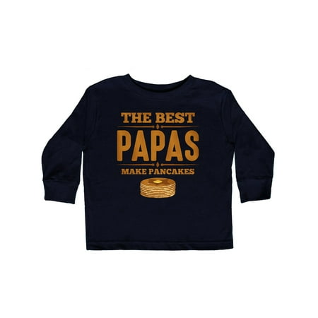 

Inktastic Best Papas Make Pancakes Gift Toddler Boy Girl Long Sleeve T-Shirt