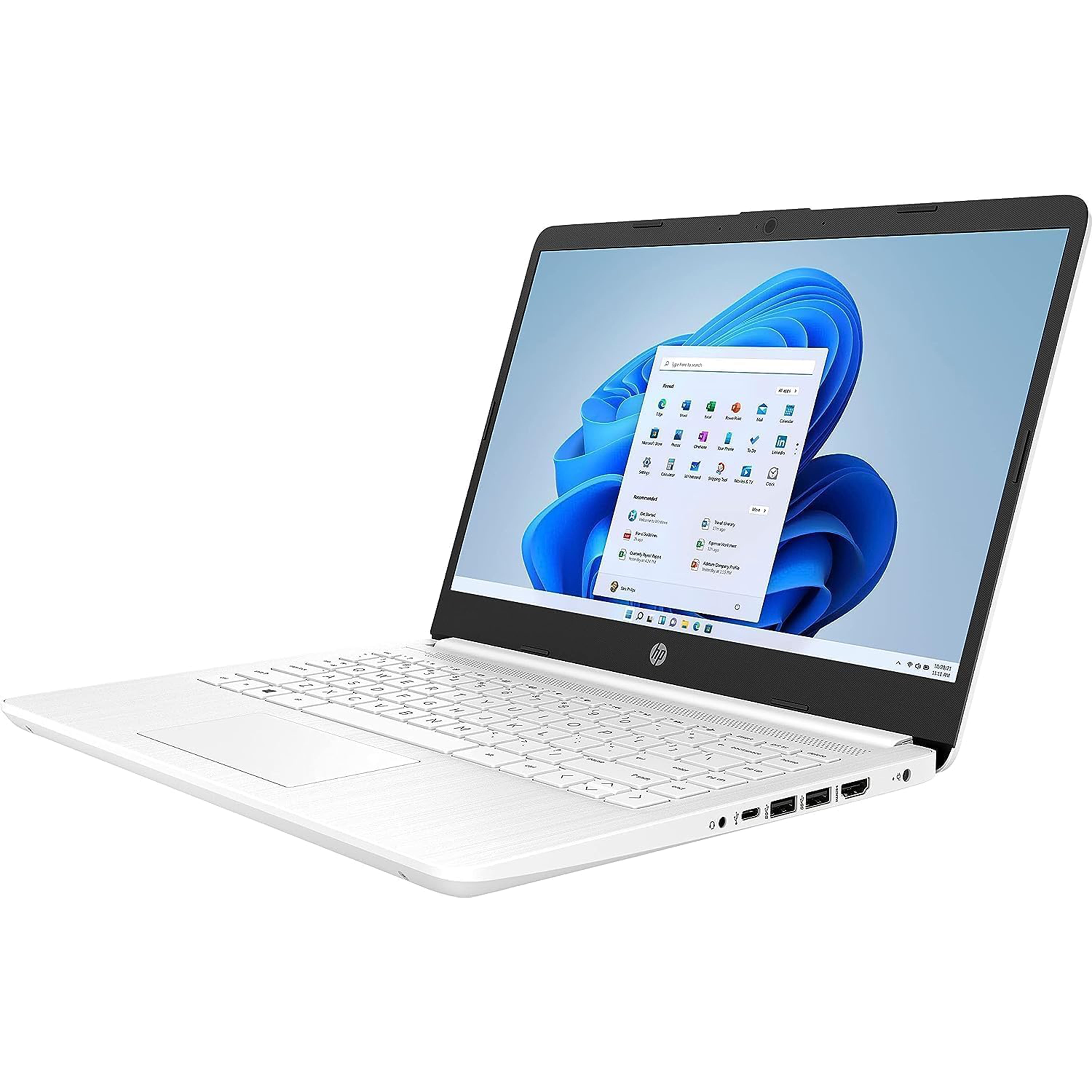 HP Laptop, 14 Inch Intel Quad-Core N4120 CPU, 8GB LPDDR4 RAM 128GB Storage(64GB eMMC+64GB SD Card), Laptops Computer, Office 365 1-Year Subscription, Numeric Keypad, Slim, Win 11 S