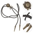 thumbnail image 3 of KAKOWELY Bolo Tie Charm Collar Cuello Cadena Bolo Tie Cuello Decoración Vintage Corbata, 3 of 4