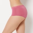 thumbnail image 2 of Ultrasoft Modal Boyshort Panty with Lace Trim In Red Violet, 2 of 5