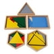 thumbnail image 2 of Juego de Juguete de Madera Educativo Sunnimix Fiesta Embroma Triángulos Montessori, 2 of 8