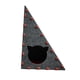 thumbnail image 4 of Rascador para gatos, protección para muebles, casita para gatos triangular vertical de fieltro. Rojo y gris, 4 of 9
