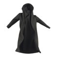 thumbnail image 4 of Abrigo tipo gabardina a escala 1/12, modelo para figura de acción, ropa, accesorios, decoración, elegante abrigo cortavientos para figura de acción de Negro, 4 of 9