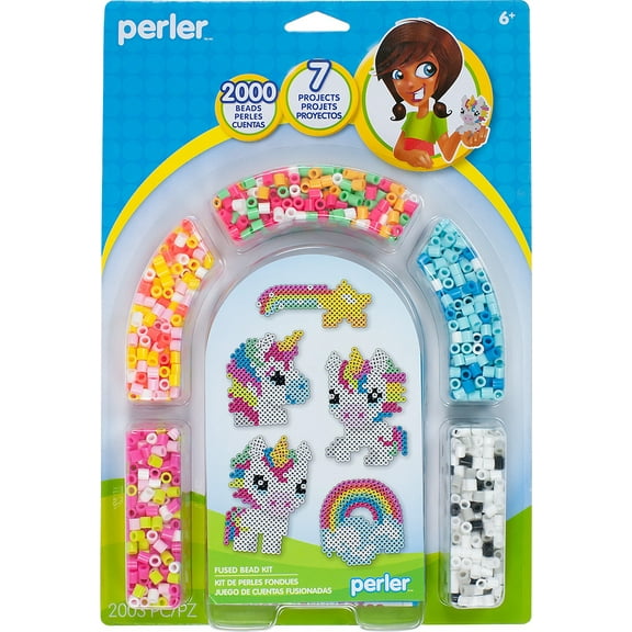 Perler Fused Bead Activity Kit-Unicorn Arch