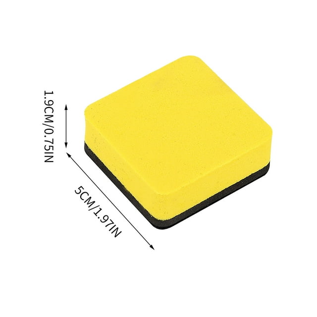 Bdday Effaceur de Tableau Blanc Effaceur de Tableau EVA Rectangulaire pour Enfants Effaceur de Tableau Noir