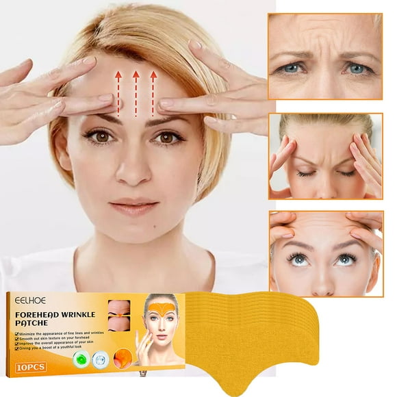 30pcs Anti-wrinkle Forehead Line Removal Gel Patch Firming Mask Frown Lines Face Skin Care Stickers Anti-aging Collagen Natural
