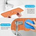 thumbnail image 3 of BUTORY 2Pcs Faucet Water Catcher Mat Silicone Faucet MatFoldable Absorbent Pad Dish Drying Mat for Kitchen Bathroom Drying, 3 of 9