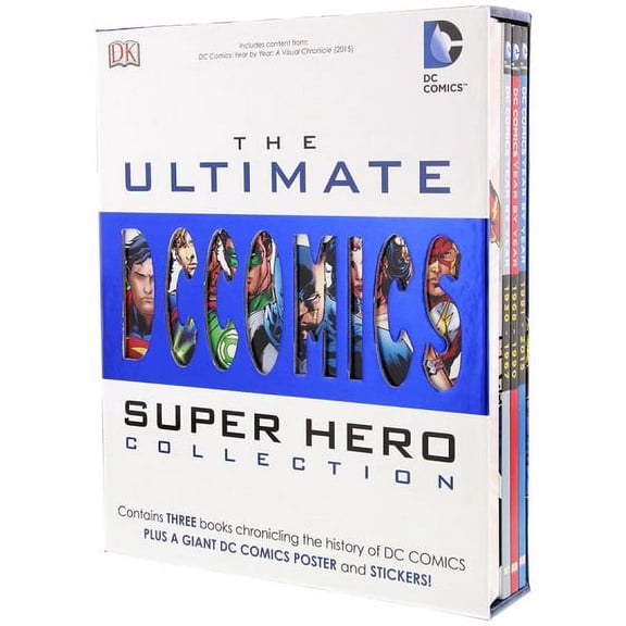 The Ultimate DC Comics Super Hero Collection (3 Book Set)