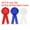 Blue, White, Red, variant on Uxcell Award Ribbons, Winner Recognition Ribbon Participation Medal Ribbon for Competitions Blue, White, Red